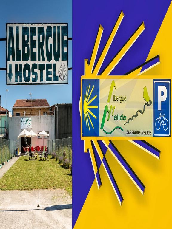 Albergue Melide Eksteriør billede